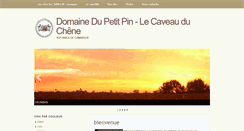 Desktop Screenshot of domainedupetitpin.fr